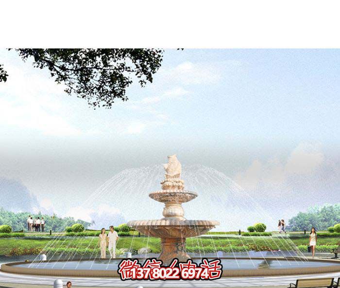 精美漢白玉噴泉,石雕鯉魚雕塑擺放 精美漢白玉噴泉,石雕鯉魚雕塑擺放