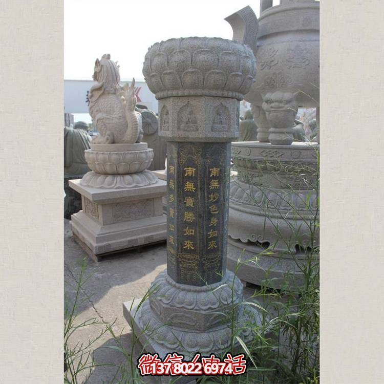 精美大理石浮雕石柱，點綴你的寺廟