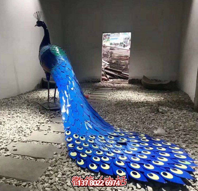 優質不銹鋼孔雀雕塑，為城市廣場添彩