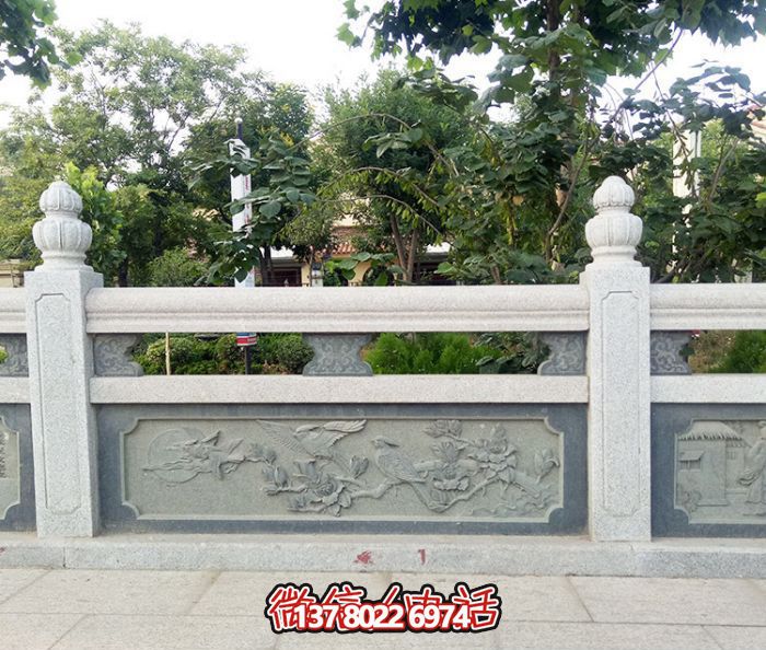 精美石欄系列，搭配園林花園，提升圍欄美感