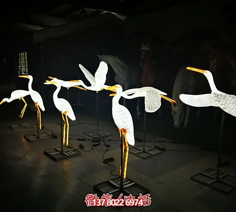 玻璃鋼雕塑景觀亮化，點亮景區(qū)園林