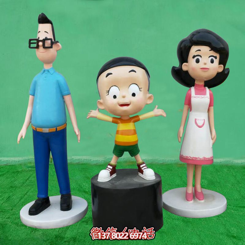 玻璃鋼卡通人物雕塑，為游樂園增添彩繪驚喜