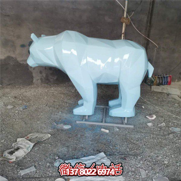 玻璃鋼幾何雕塑，裝飾動物園園林和戶外空間