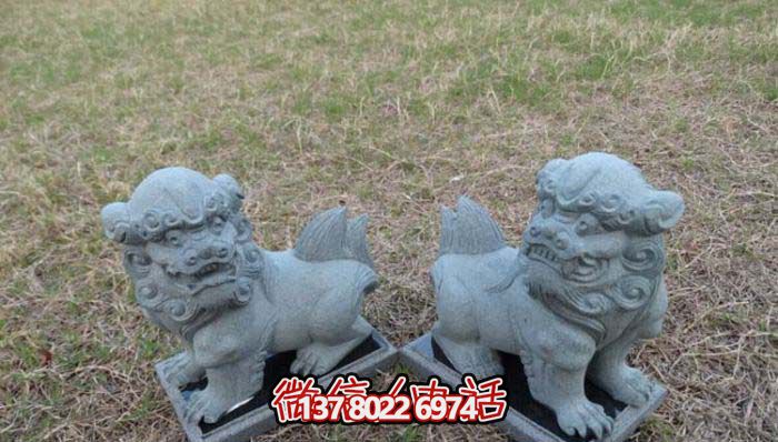 精美創意獅子大理石擺件，為戶外園林景觀增添更多美感