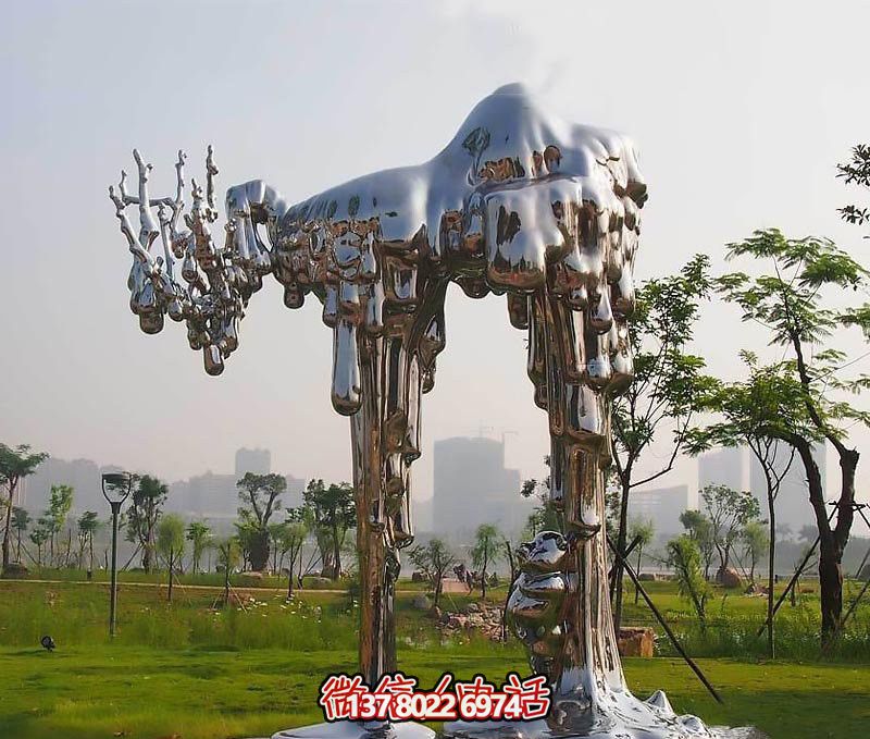 不銹鋼雕塑拱門——傳承抽象文化,融入人文精神 不銹鋼雕塑拱門——傳承抽象文化,融入人文精神