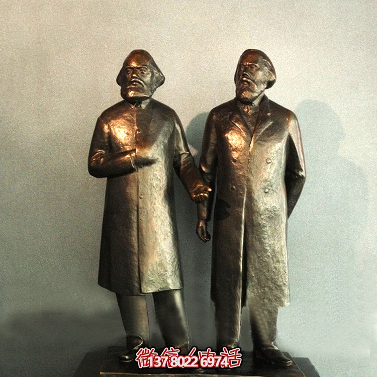 景區世紀偉人馬克思和恩格斯銅雕拋光馬克思雕塑 景區世紀偉人馬克思和恩格斯銅雕拋光馬克思雕塑