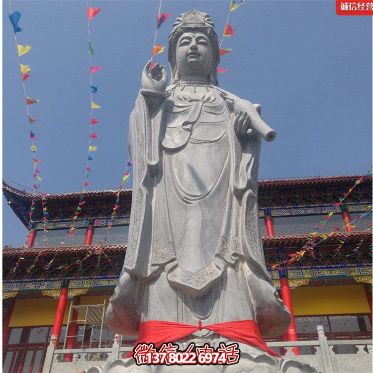 大理石石雕園林大型佛像景觀(guān)擺件