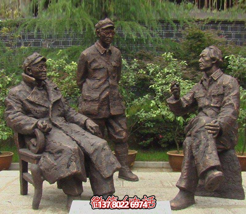 戶(hù)外園林不銹鋼仿銅偉人雕塑 戶(hù)外園林不銹鋼仿銅偉人雕塑