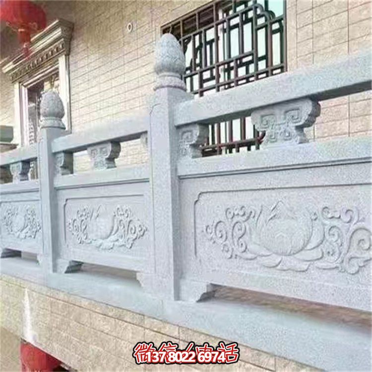 大理石石雕戶外園林景觀欄桿欄板雕塑