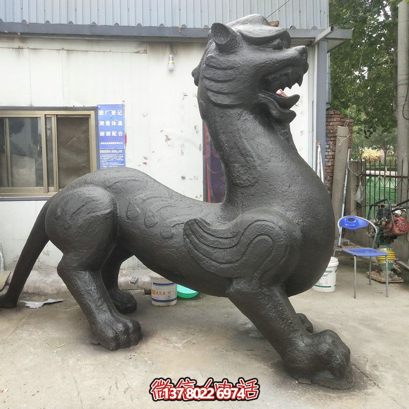 寺廟大型不銹鋼神獸貔貅雕塑 寺廟大型不銹鋼神獸貔貅雕塑