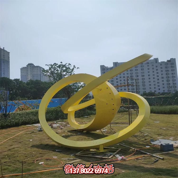 不銹鋼抽象藝術(shù)造型雕塑酒店廣場(chǎng)地產(chǎn)售樓處景觀擺件