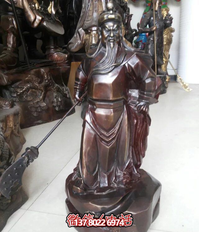 家居公司鎮宅銅雕關公雕塑 家居公司鎮宅銅雕關公雕塑